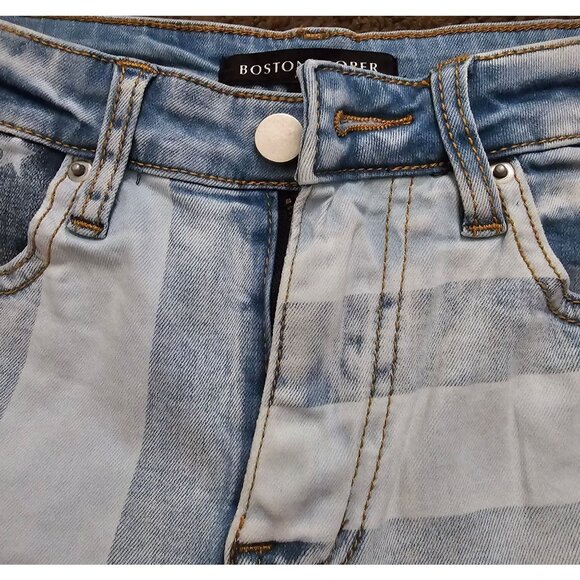 Women’s Boston Proper Stars & Stripes denim shorts size 4 patriotic flag (RN# 12 - Picture 4 of 9